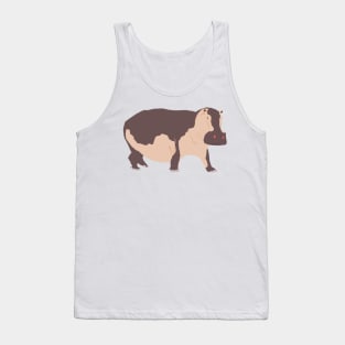 River Hippopotamus Tank Top